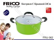 Кастрюля - жаровня Frico FRU - 363 - 6,3 л ✅ базовая цена $28.89 ✔ Опт ✔ Скидки ✔ Заходите! - Интернет-магазин ✅ Фортуна-опт ✅