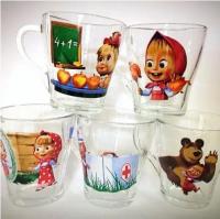 Чашка стекло 280 мл "Грация Маша" конус - 8122 ✅ базовая цена 20.74 грн. ✔ Опт ✔ Акции ✔ Заходите! - Интернет-магазин Fortuna-opt.com.ua.