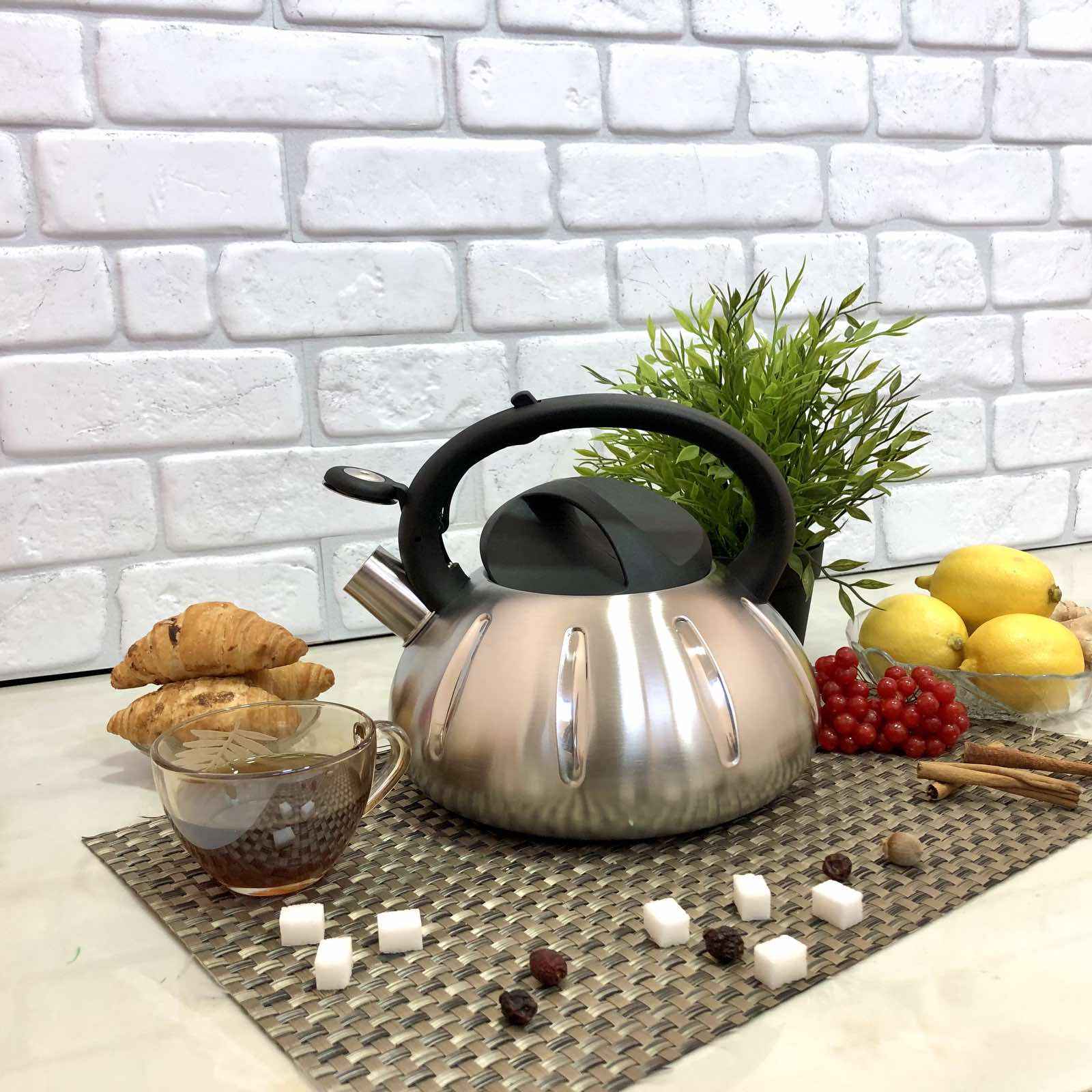 Чайник с двойным дном 3 л A-Plus - 1336 ✅ базовая цена $10.44 ✔ Опт ✔ Скидки ✔ Заходите! - Интернет-магазин ✅ Фортуна-опт ✅