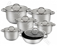 Набор нержавеющей посуды Edenberg EB - 2119 ➜ Оптом и в розницу ✅ актуальная цена - Интернет магазин ✅ Фортуна ✅