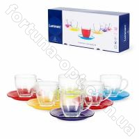 Набор чайный 12 пр Rainbow Carina 220 мл - 4217 ➜ Оптом и в розницу ✅ актуальная цена - Интернет магазин ✅ Фортуна ✅