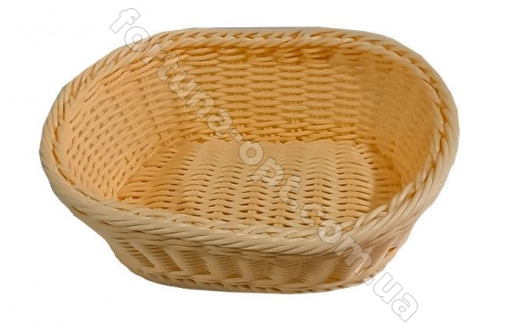 Плетенная корзинка для хлеба пластик Empire М - 9784 250*200 мм ✅ базовая цена $2.23 ✔ Опт ✔ Акции ✔ Заходите! - Интернет-магазин Fortuna-opt.com.ua.