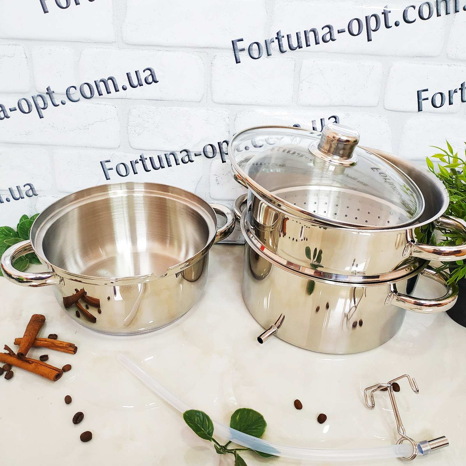 Соковарка из нержавеющей стали A - Plus - 1311 - 5 л ✅ базовая цена $26.85 ✔ Опт ✔ Скидки ✔ Заходите! - Интернет-магазин ✅ Фортуна-опт ✅