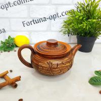 Чайник заварочный из красной глины 0,5 л - 7751 ➜ Оптом и в розницу ✅ актуальная цена - Интернет магазин ✅ Фортуна ✅