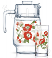 Набор графин и стаканы люминарк - 7 пр - 9523 ➜ Оптом и в розницу ✅ актуальная цена - Интернет магазин ✅ Фортуна ✅ 