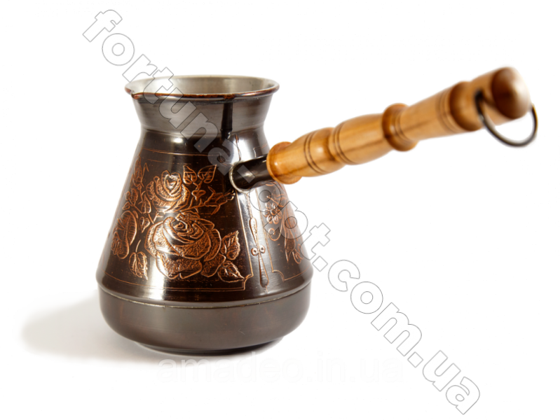 Медная турка 0,5 л 0816 ✅ базовая цена 799.20 грн. ✔ Опт ✔ Акции ✔ Заходите! - Интернет-магазин Fortuna-opt.com.ua.