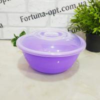 Миска пластиковая с крышкой 2 л "Ягодка" - 0308 ✅ базовая цена 40.73 грн. ✔ Опт ✔ Акции ✔ Заходите! - Интернет-магазин Fortuna-opt.com.ua.