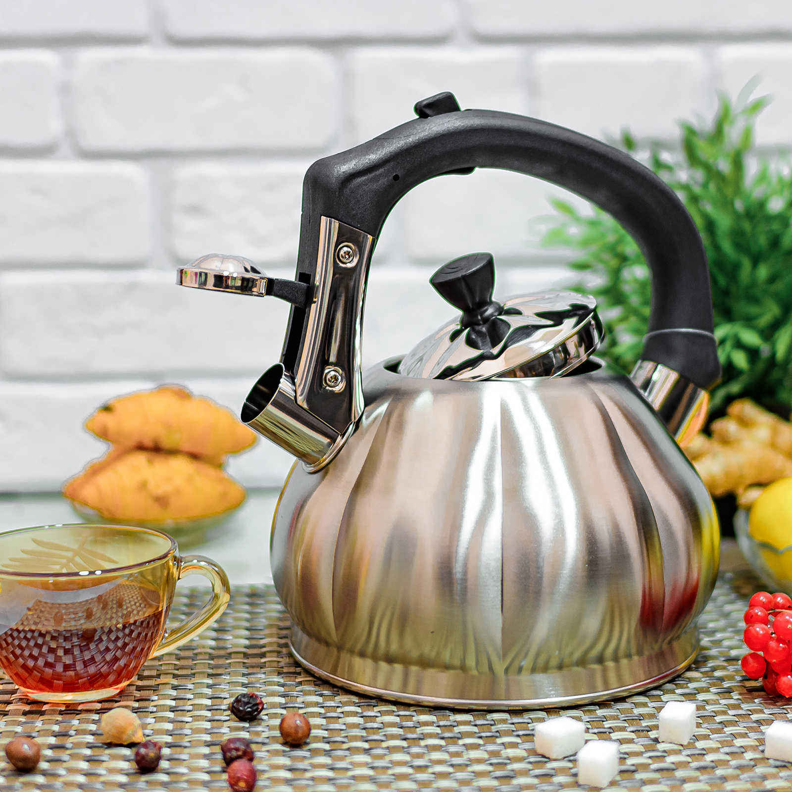 Чайник нержавеющий 3л Edenberg EB - 8826 ✅ базовая цена $19.54 ✔ Опт ✔ Скидки ✔ Заходите! - Интернет-магазин ✅ Фортуна-опт ✅