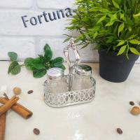 Набор для специй 3 предмета ажурная A-Plus - 1701  ➜ Оптом и в розницу ✅ актуальная цена -Интернет магазин ✅ Фортуна ✅