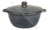 Кастрюля - казан с гранитным покрытием Benson BN - 316 - 3,2 л ✅ базовая цена $16.41 ✔ Опт ✔ Акции ✔ Заходите! - Интернет-магазин Fortuna-opt.com.ua.