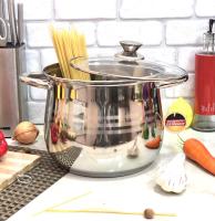 Кастрюля из нержавеющей стали Edenberg ЕВ - 534 - 8,8 л ✅ базовая цена $23.73 ✔ Опт ✔ Акции ✔ Заходите! - Интернет-магазин Fortuna-opt.com.ua.