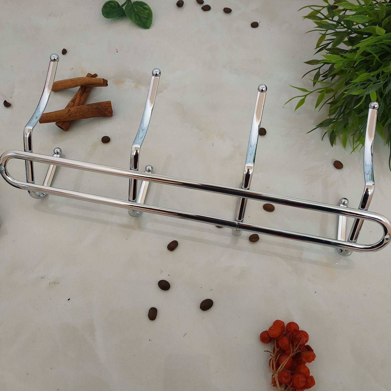 Вешалка нержавеющая 4 крючка 1164 ✅ базовая цена $3.04 ✔ Опт ✔ Скидки ✔ Заходите! - Интернет-магазин ✅ Фортуна-опт ✅