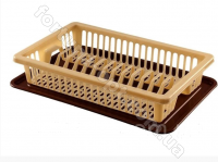 Сушилка для посуды пластиковая 1-яр - 0742 ✅ базовая цена 108.98 грн. ✔ Опт ✔ Акции ✔ Заходите! - Интернет-магазин Fortuna-opt.com.ua.