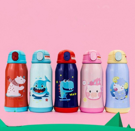 Термос детский с поилочкой и датчиком температуры 400 мл A-Plus - 1782 ➜ фото ➜р озн цена $7.42 -Интернет-магазин ✅ Fortuna-opt.com.ua. ✅