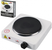 Электроплита белая диск 1 конфорка 1000 Вт Stenson - 0011 S  ➜ Оптом и в розницу ✅ актуальная цена -Интернет магазин ✅ Фортуна ✅