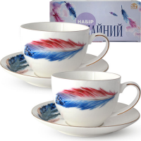 Набор чайный 12 пр 280 мл Феникс 1753-1 ➜ Оптом и в розницу ✅ актуальная цена - Интернет магазин ✅ Фортуна ✅
