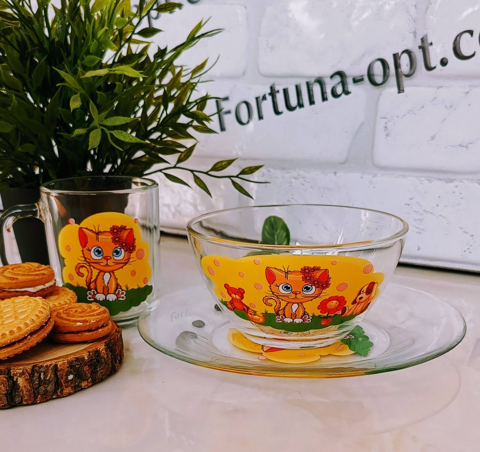 Детский набор 3 пр "Зайчик и котик" 204918 ✅ базовая цена 155.40 грн. ✔ Опт ✔ Скидки ✔ Заходите! - Интернет-магазин ✅ Фортуна-опт ✅