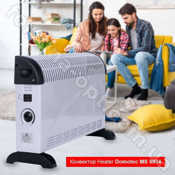 Конвектор Domotec Heater MS-5904 2000Вт ✅ базовая цена $21.36 ✔ Опт ✔ Скидки ✔ Заходите! - Интернет-магазин ✅ Фортуна-опт ✅