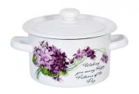 Кастрюля эмалированная 2,0 л "242 Виола" ➜ Оптом и в розницу ✅ актуальная цена -Интернет магазин ✅ Фортуна ✅