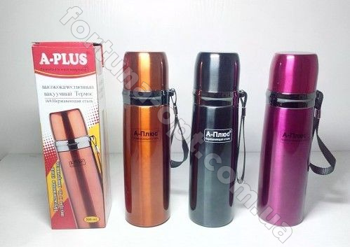 Термос нержавеющий A-Plus 1799 - 500 мл ➜ базовая цена $4.55 ✅ - Интернет-магазин ✅ Фортуна✅