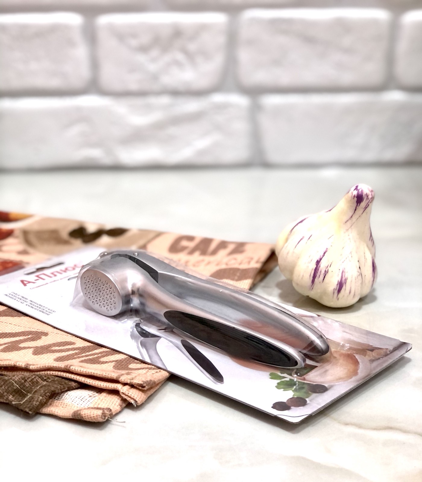 Чесночница нержавеющая тяжелая А-Плюс 0351 ✅ базовая цена $3.26 ✔ Опт ✔ Скидки ✔ Заходите! - Интернет-магазин ✅ Фортуна-опт ✅