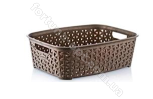 Корзина без кр. 4,5л Ротанг 04-1251 ✅ базовая цена 40.54 грн. ✔ Опт ✔ Акции ✔ Заходите! - Интернет-магазин Fortuna-opt.com.ua.