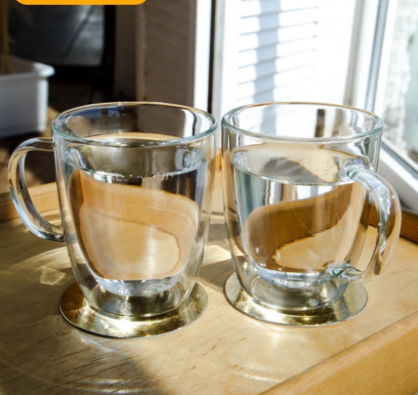 Чашка стеклянная 80 мл двойные стенки 2 шт/наб - 6755 ✅ базовая цена 195.75 грн. ✔ Опт ✔ Скидки ✔ Заходите! - Интернет-магазин ✅ Фортуна-опт ✅