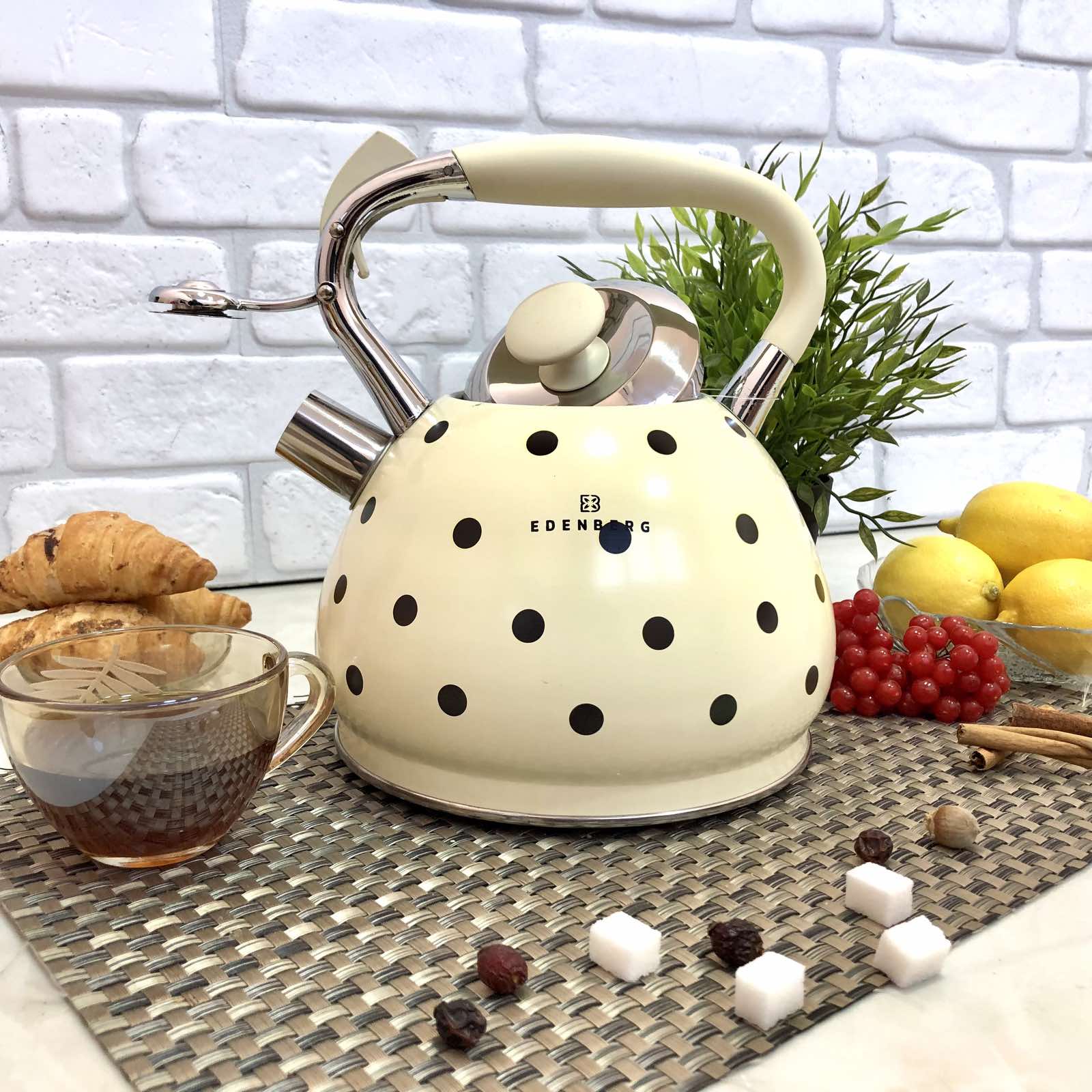 Чайник который меняет цвет при нагревании 3л Edenberg ЕВ - 1908 ✅ базовая цена $17.97 ✔ Опт ✔ Скидки ✔ Заходите! - Интернет-магазин ✅ Фортуна-опт ✅