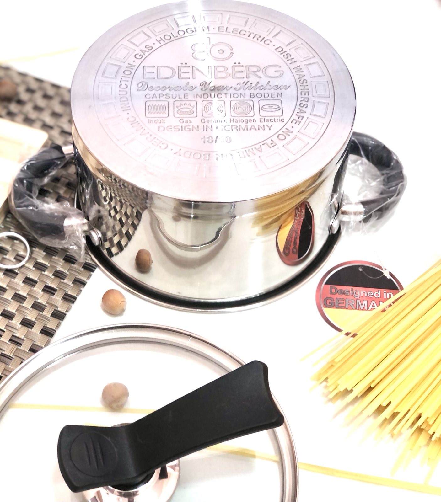 Кастрюля нержавеющая с крышкой Edenberg EB - 3693 - 1.9 л ✅ базовая цена $9.39 ✔ Опт ✔ Скидки ✔ Заходите! - Интернет-магазин ✅ Фортуна-опт ✅