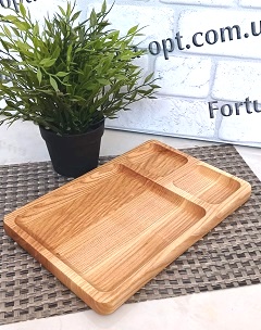 Менажница Ясень 20х30см квадратная 3 секции 0130 ✅ базовая цена 174.10 грн. ✔ Опт ✔ Скидки ✔ Заходите! - Интернет-магазин ✅ Фортуна-опт ✅