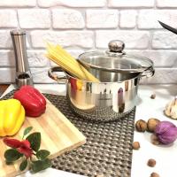 Кастрюля из нержавеющей стали Edenberg EB - 3005 - 3 л ✅ базовая цена $17.62 ✔ Опт ✔ Акции ✔ Заходите! - Интернет-магазин Fortuna-opt.com.ua.