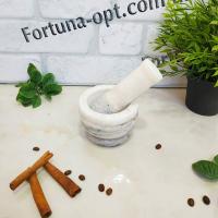 Ступка с пестиком мрамор А-Плюс 0540 ➜ Оптом и в розницу ✅ актуальная цена -Интернет магазин ✅ Фортуна ✅