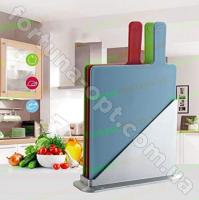 Набор разделочных досок на подставке  3 шт  A-Plus -0303 ✅ базовая цена $11.71 ✔ Опт ✔ Акции ✔ Заходите! - Интернет-магазин Fortuna-opt.com.ua.