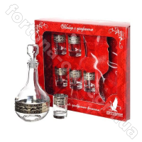 Набор графин и 6 стопок Версаче 08-500/837 ➜ Оптом и в розницу ✅ актуальная цена -Интернет магазин ✅  Фортуна ✅