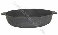 Сковорода-жаровня темно-серый гранит Талко AD 41280 ✅ базовая цена 299.59 грн. ✔ Опт ✔ Акции ✔ Заходите! - Интернет-магазин Fortuna-opt.com.ua.
