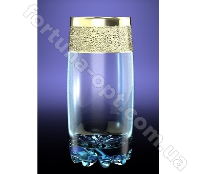 Стаканы высокие Золотой Карат KAV 22-812 390 мл ➜ Оптом и в розницу ✅ актуальная цена -Интернет магазин ✅  Фортуна ✅