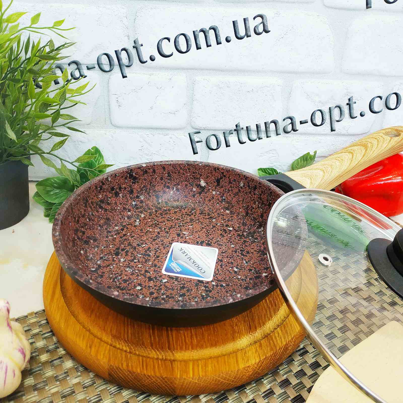 Сковорода с гранитным покрытием A-PLUS - 1721 - 20 см ✅ базовая цена $13.86 ✔ Опт ✔ Скидки ✔ Заходите! - Интернет-магазин ✅ Фортуна-опт ✅