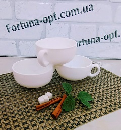 Чашка белая стеклокер 340 мл МКВ-350 0350 ✅ базовая цена 42.19 грн. ✔ Опт ✔ Скидки ✔ Заходите! - Интернет-магазин ✅ Фортуна-опт ✅