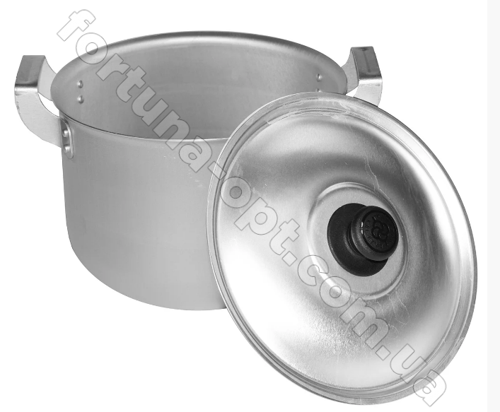 Кастрюля алюминиевая цилиндрической формы - 6 л 14060 ✅ базовая цена 354.12 грн. ✔ Опт ✔ Скидки ✔ Заходите! - Интернет-магазин ✅ Фортуна-опт ✅