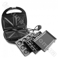 Сендвичница 4 в 1 Domotec MS-7704 ➜ Оптом и в розницу ✅ актуальная цена -Интернет магазин ✅ Фортуна ✅