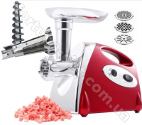 Электрическая мясорубка с соковыжималкой Domotec MS-2019 2400 Вт Красная ➜ Оптом и в розницу ✅ актуальная цена -Интернет магазин ✅ Фортуна ✅
