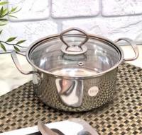 Кастрюля нержавейка 4,5л A-Plus - 1249 ✅ базовая цена $12.43 ✔ Опт ✔ Акции ✔ Заходите! - Интернет-магазин Fortuna-opt.com.ua.