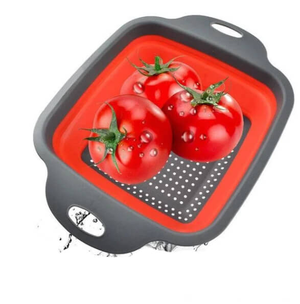 Дуршлаг силиконовый квадратный 22*29 смA-Plus - 1976 ✅ базовая цена $1.74 ✔ Опт ✔ Скидки ✔ Заходите! - Интернет-магазин ✅ Фортуна-опт ✅