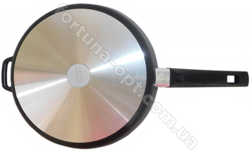 Сковорода Талко Веста 28 см cо стеклянной крышкой и антипригарным покрытием черная (A 50283) ✅ базовая цена 558.16 грн. ✔ Опт ✔ Скидки ✔ Заходите! - Интернет-магазин ✅ Фортуна-опт ✅