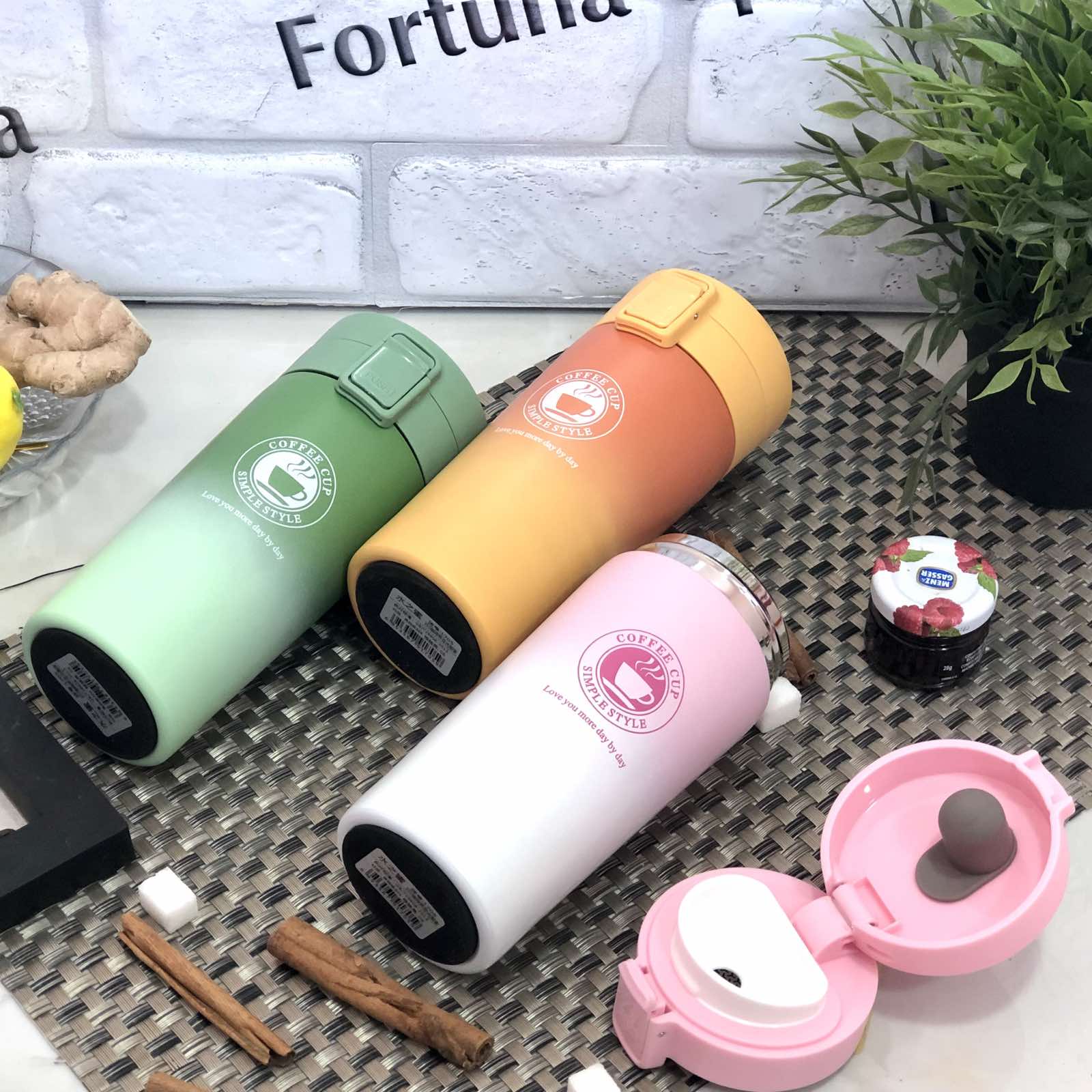 Термокружка 350 мл "Coffe cup" 3897 Stenson ➜ фото ➜ розн цена $5.51 - Интернет-магазин ✅ Fortuna-opt.com.ua. ✅