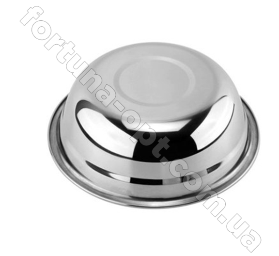 Миска из нержавейки 28 см A-Plus - 0878  ✅ базовая цена $1.79 ✔ Опт ✔ Скидки ✔ Заходите! - Интернет-магазин ✅ Фортуна-опт ✅
