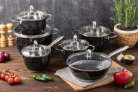 Набор посуды с ковшом и сковородой Edenberg EB - 4051 ✅ базовая цена $86.79 ✔ Опт ✔ Акции ✔ Заходите! - Интернет-магазин Fortuna-opt.com.ua.