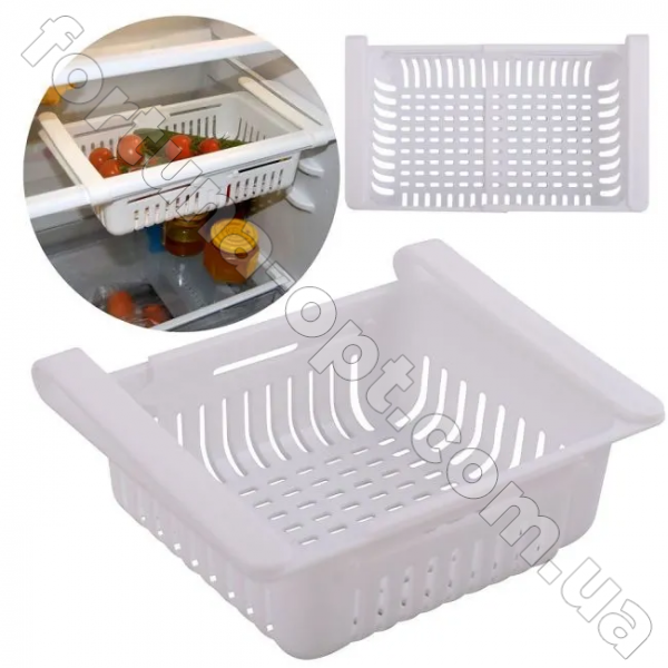 Контейнер раздвижной пластиковый для хранения продуктов в холодильнике - 7240 ✅ базовая цена $2.79 ✔ Опт ✔ Скидки ✔ Заходите! - Интернет-магазин ✅Фортуна-опт ✅