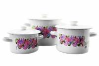 Кастрюля эмалированная 5,5 л "822 Анабель" ➜ Оптом и в розницу ✅ актуальная цена -Интернет магазин ✅ Фортуна ✅