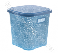 Корзина ажурная с крышкой пластик 15 л 0747 ✅ базовая цена 95.90 грн. ✔ Опт ✔ Акции ✔ Заходите! - Интернет-магазин Fortuna-opt.com.ua.